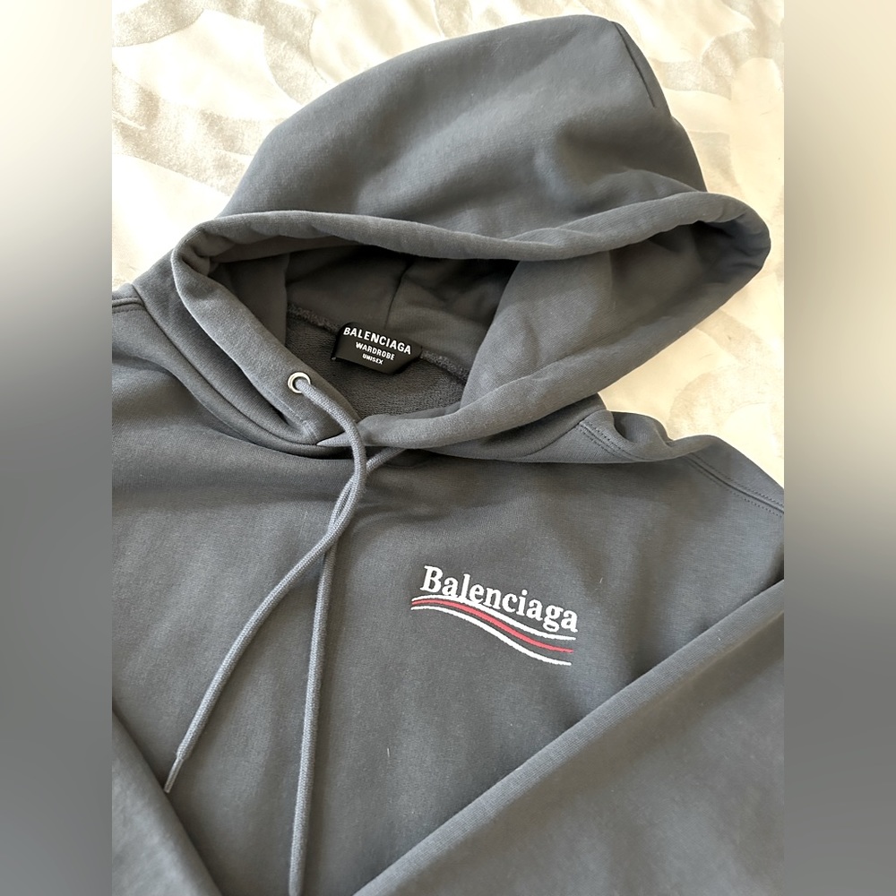 Balenciaga hoodie.